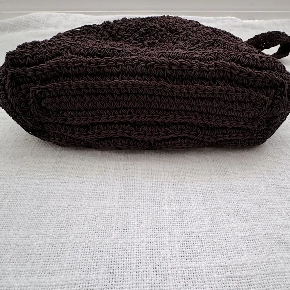 R&G Designs Maroon Tie Knot Boho Casual Purse Shoulder Bag Hand Made